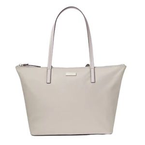 KATE SPADE May Street Lida Soft Taupe Nylon Tote Bag